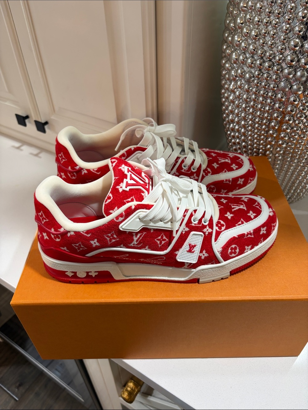 ❤️ Used LV Trainer sneaker size 0.70